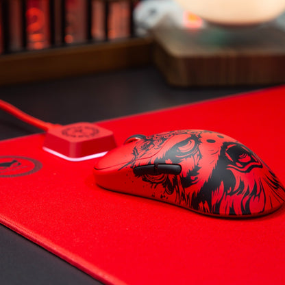 Mouse Gamer Waizowl OGM Cloud Crimson Lion 8K