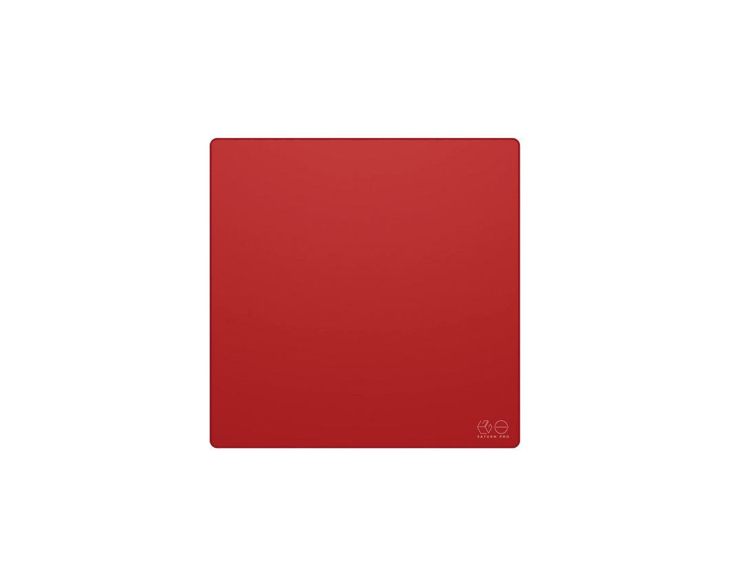Mousepad Gamer LGG Saturn Pro XSoft XL Red – Base extra suave, formato cuadrado 500x500 y control preciso para juegos