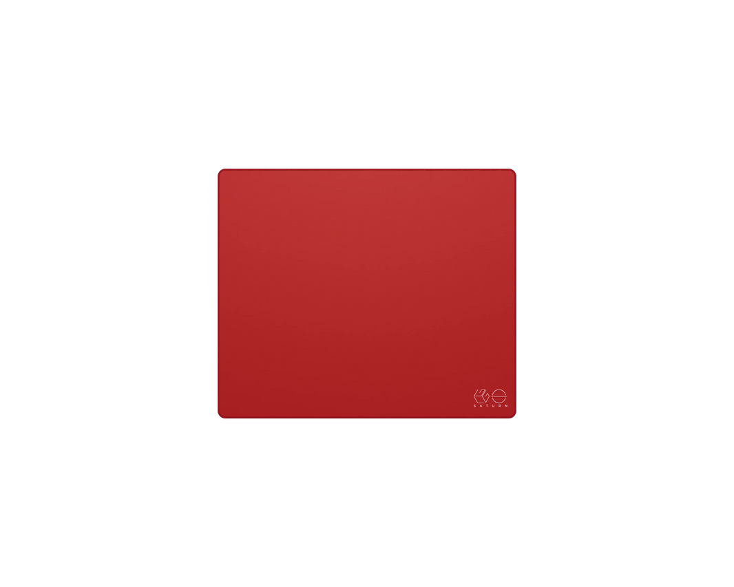 Mousepad Gamer LGG Saturn Red XL – Superficie de control, tamaño XL y diseño en rojo para precisión competitiva