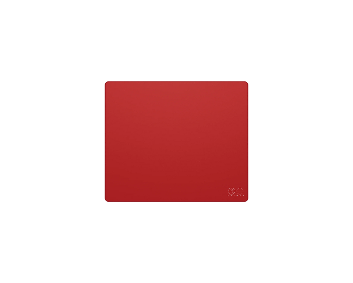 Mousepad Gamer LGG Saturn Red XL – Superficie de control, tamaño XL y diseño en rojo para precisión competitiva