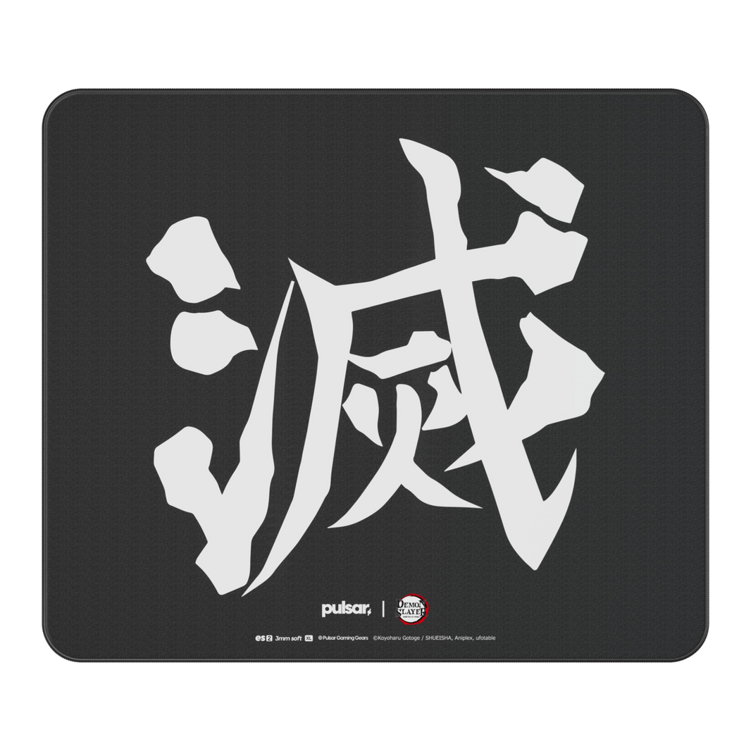 Mousepad Gamer Pulsar ES2 Corp – Edición Demon Slayer, superficie de alto control y diseño temático del Demon Slayer Corps