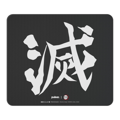 Mousepad Gamer Pulsar ES2 Corp – Edición Demon Slayer, superficie de alto control y diseño temático del Demon Slayer Corps