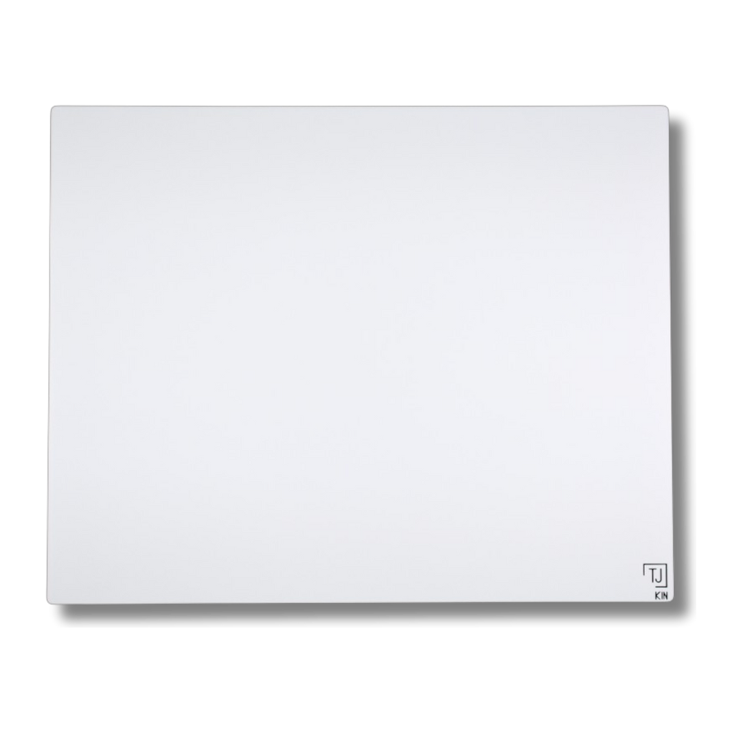 Mousepad Gamer TJExclusives Cerapadkin KinIridium White – Superficie cerámica, alta velocidad y diseño rosa 505x405 mm