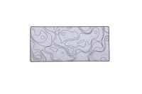 Mousepad Gamer Yunzii Linear – Superficie lisa, base antideslizante y diseño negro minimalista para precisión en juegos
