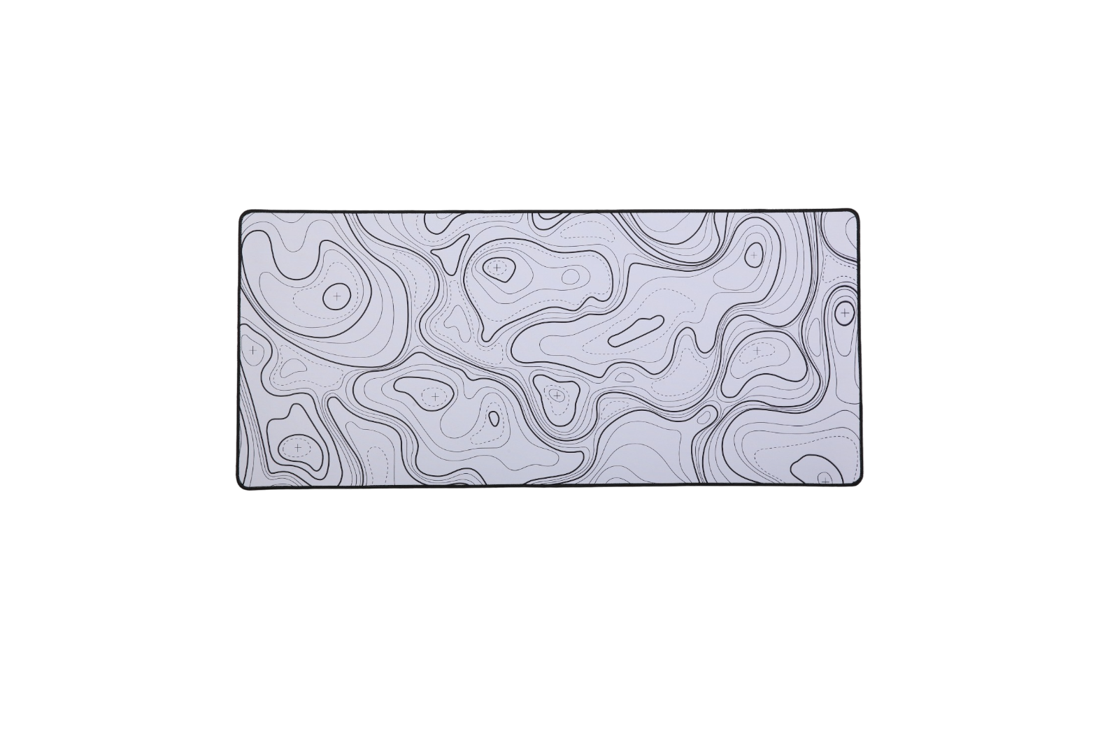 Mousepad Gamer Yunzii Linear – Superficie lisa, base antideslizante y diseño negro minimalista para precisión en juegos