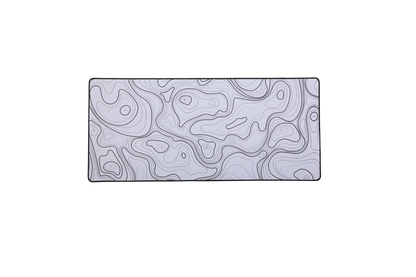 Mousepad Gamer Yunzii Linear – Superficie lisa, base antideslizante y diseño negro minimalista para precisión en juegos