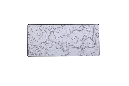 Mousepad Gamer Yunzii Linear – Superficie lisa, base antideslizante y diseño negro minimalista para precisión en juegos