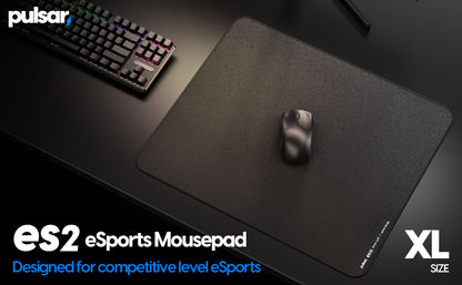 Mousepad Gamer Pulsar ES2 3mm XL 490x420 Black