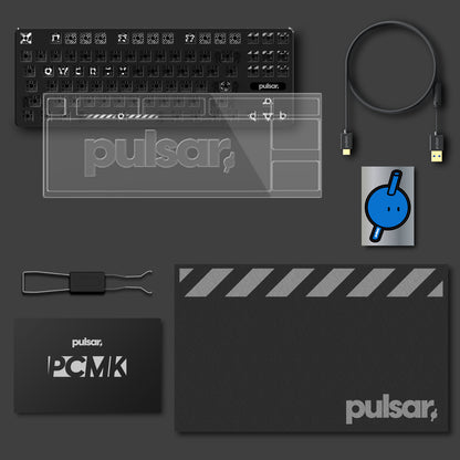 Base Teclado Gamer Pulsar PCMK TKL 80% ANSI Black Barebone