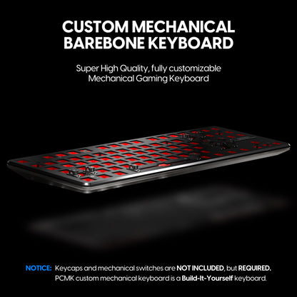 Base Teclado Gamer Pulsar PCMK TKL 80% ANSI Black Barebone