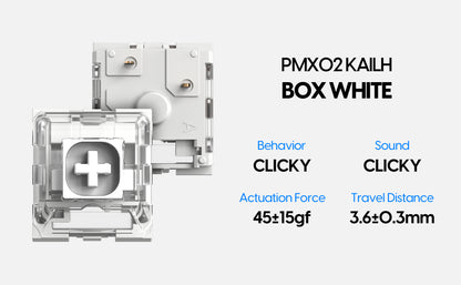Teclado Mecánico Pulsar White TKL 80% Low Profile