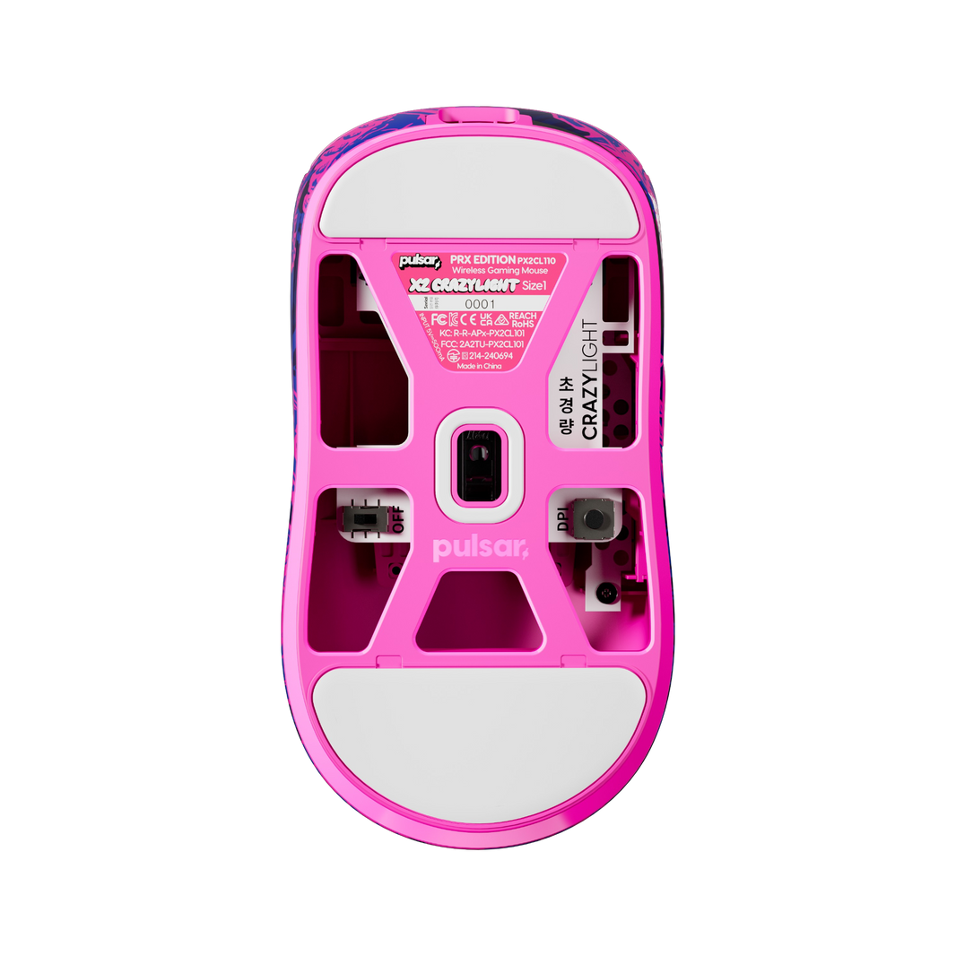 Mouse Gamer Pulsar X2 CrazyLight Mini PRX Edition