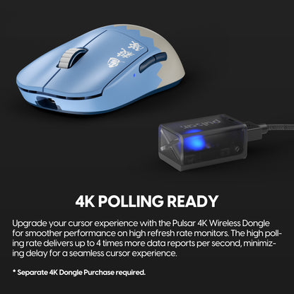 Mouse Gamer Pulsar X2V2 Size 2 Hashibira Inosuke (4k Compatible)