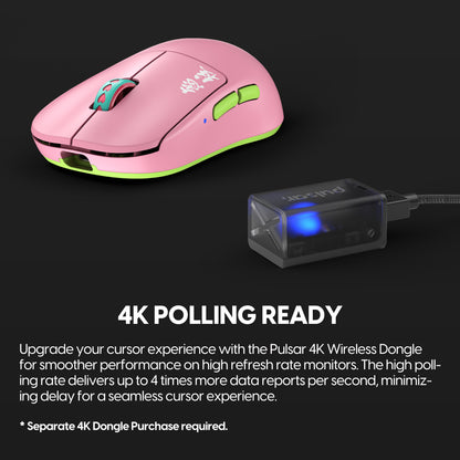 Mouse Gamer Pulsar X2H Size 1 Mitsuri (4K Compatible)