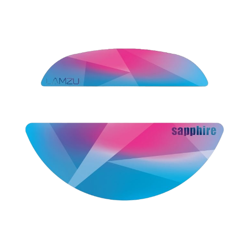 Skates Lamzu Atlantis OG V2 Sapphire – Patines de vidrio Sapphire para deslizamiento suave y precisión en mouse gamers
