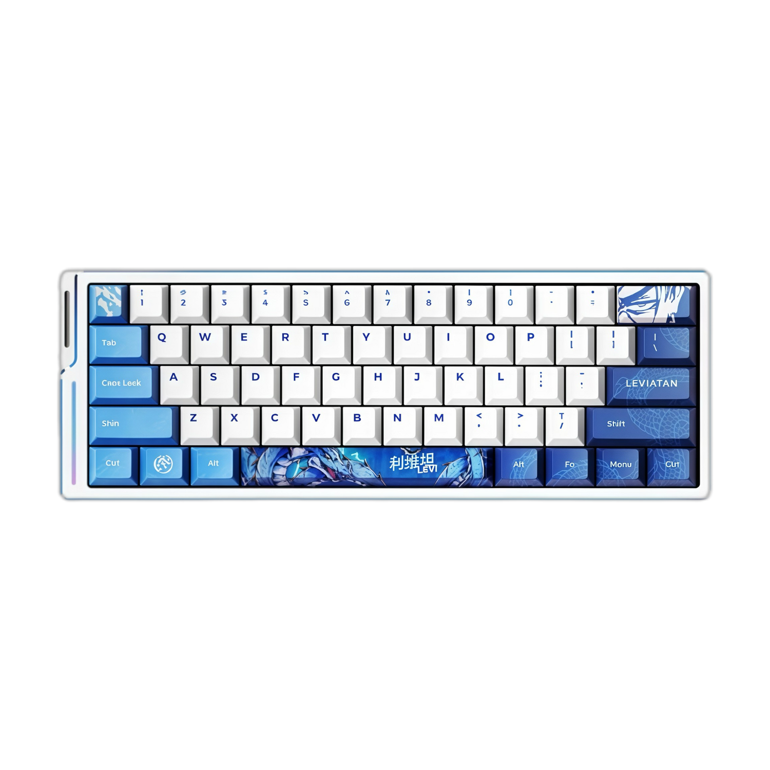 Teclado Gamer ATK EDGE 60 HE Leviatan Pro – Compacto 60%, Switches Magnéticos Hall Effect, Diseño eSports de Alta Precisión