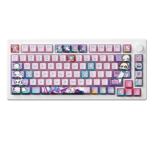 Teclado Gamer Akko MOD007 Sakura Pink – Edición 7th Anniversary, switches magnéticos y diseño rosa premium para entusiastas