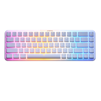 Teclado Gamer FNATIC Streak65 LP White – Perfil bajo, diseño blanco y formato compacto para rendimiento competitivo