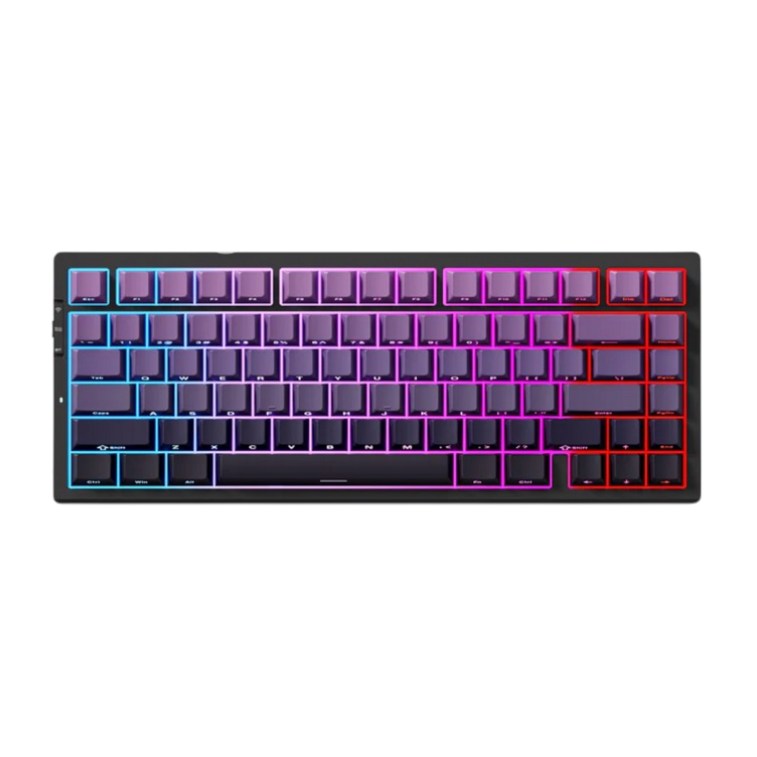 Teclado Gamer MCHOSE G75PRO Black Purple Gradient – Layout 75 por ciento, diseño degradado negro y morado, ideal para gamers exigentes
