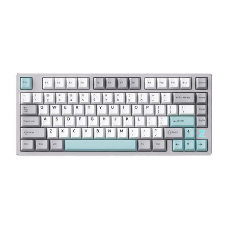 Teclado Gamer MCHOSE Z75S Aluminio Grey and Blue – Layout 75 por ciento, estructura de aluminio y diseño en gris y azul

