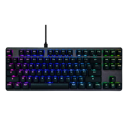 Teclado Gamer Tecware Phantom L – Switches Red, formato full size y pulsación lineal para juegos de alta velocidad