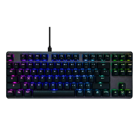 Teclado Gamer Tecware Phantom L – Switches Red, formato full size y pulsación lineal para juegos de alta velocidad