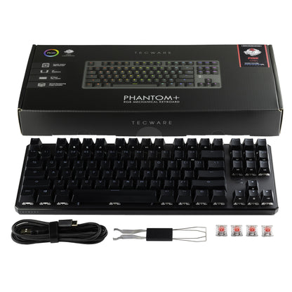 Teclado Gamer Tecware Phantom+ Wraith Pink Switch