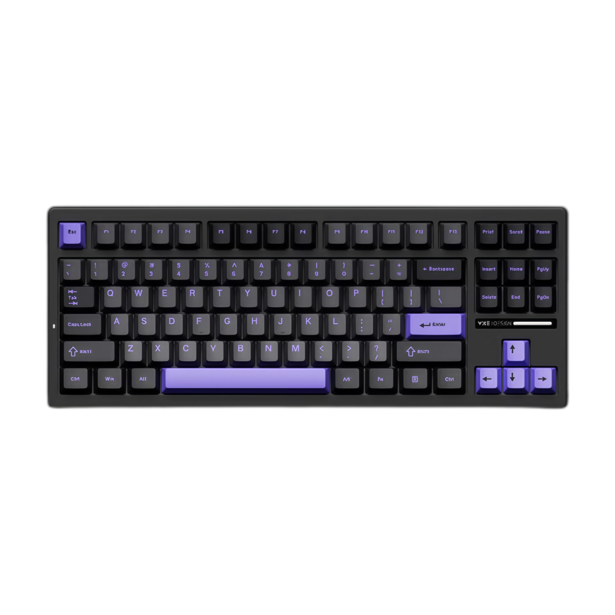 Teclado Gamer VGN S87 Misty Purple – Layout TKL 87%, Diseño en Color Morado, Alto Rendimiento para Gaming Profesional