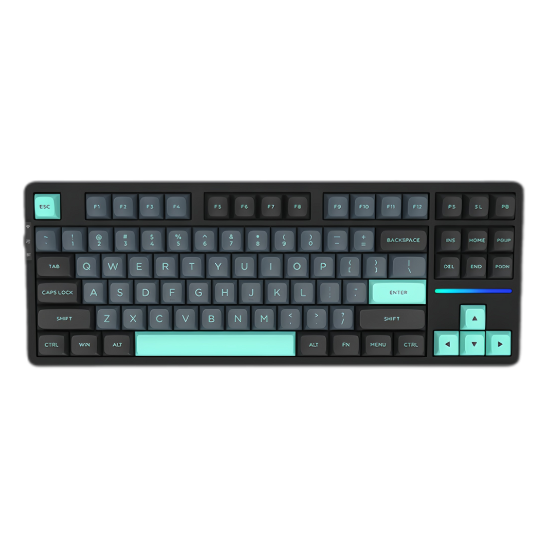 Teclado Gamer VGN V87 Trimode Caribbean Blue – TKL inalámbrico, triple modo de conexión y estilo vibrante para gamers