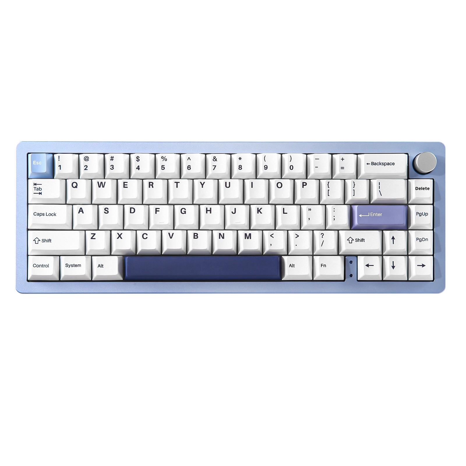 Teclado Gamer Yunzii AL66 Blue Milk – Layout 65 por ciento, switches Blue Milk y diseño compacto para setups personalizados