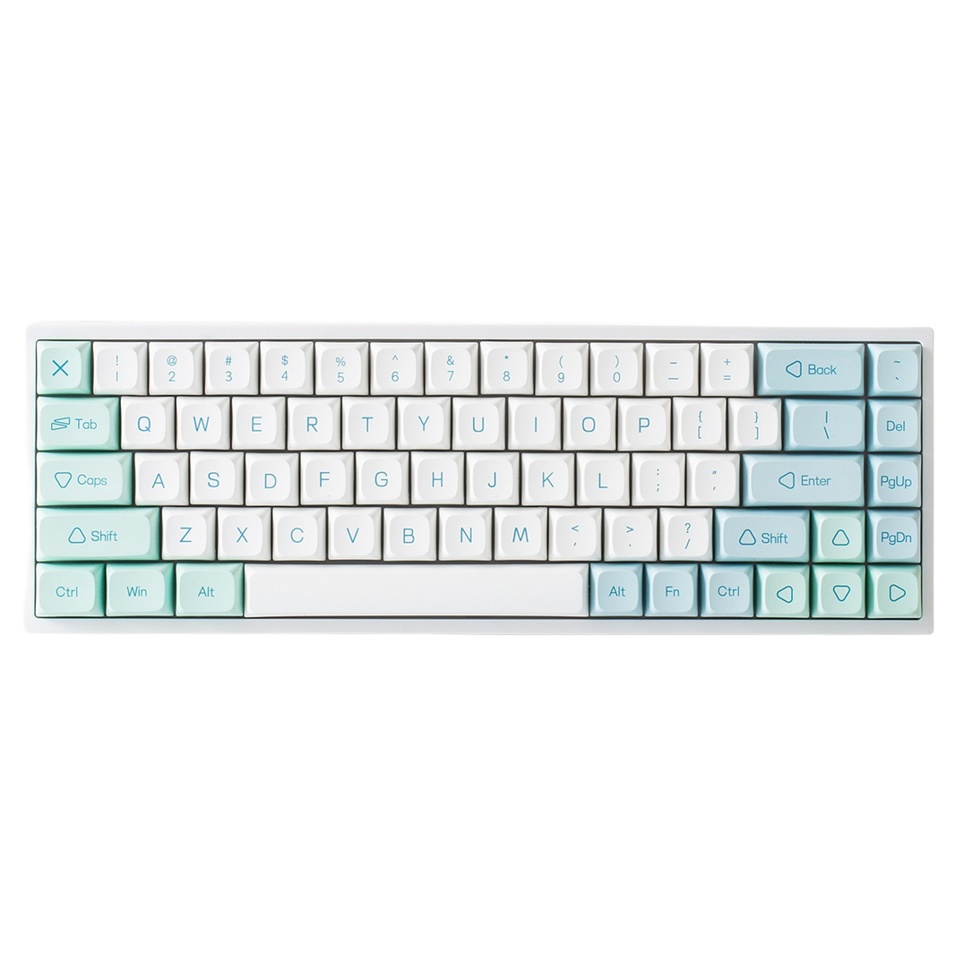 Teclado Gamer Yunzii YZ68 – Diseño compacto 65 por ciento, switches mecánicos y estilo minimalista para setups pro