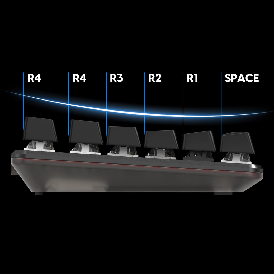 Teclado Mecánico Pulsar Black TKL 80%
