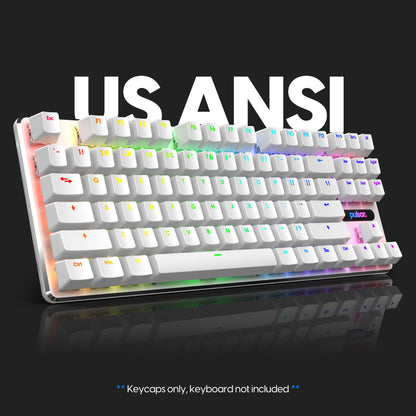 Teclado Mecánico Pulsar White TKL 80%