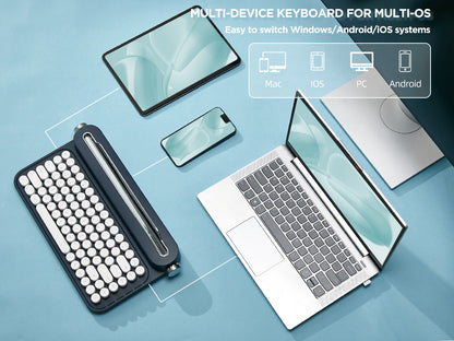 Teclado Yunzii B305 Typewriter Midnight Navy