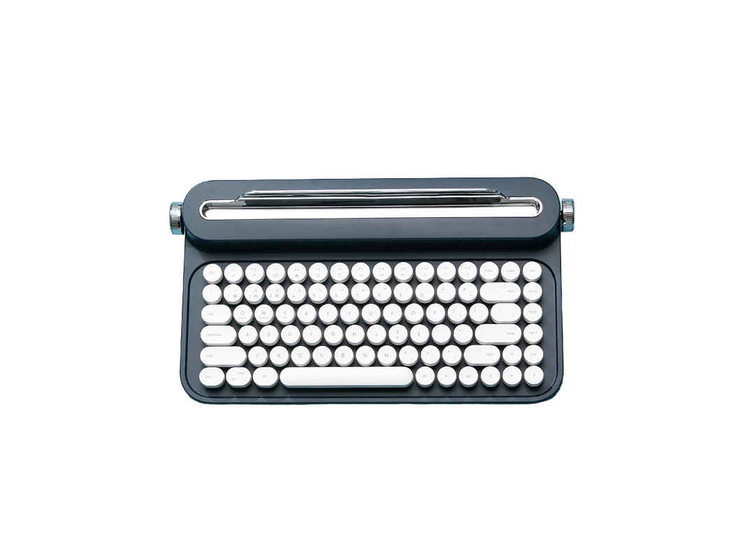 Teclado Yunzii B305 Typewriter Midnight Navy – Estilo retro, diseño Midnight Navy y funcionalidad moderna para uso diario o gaming

