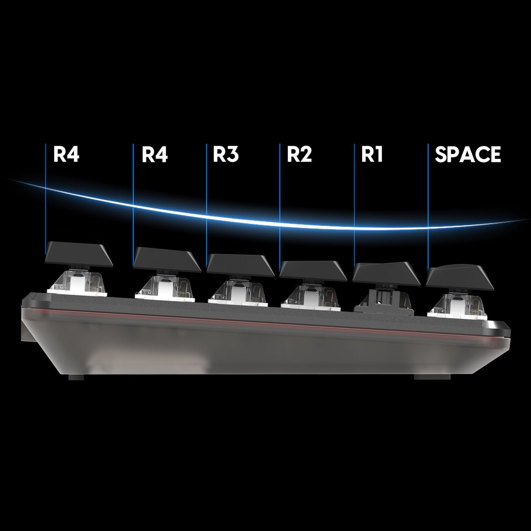 Teclado Mecánico Pulsar Black TKL 80% Low Profile