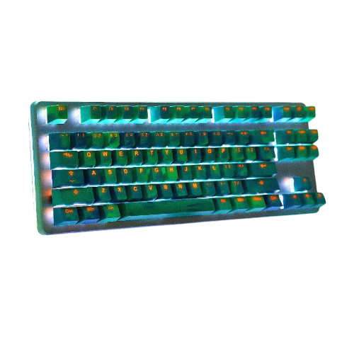 Teclas TAIHAO ABS-Cubic Backlit Avatar Gen2 Green – Teclas retroiluminadas de alta calidad con diseño verde para teclados mecánicos