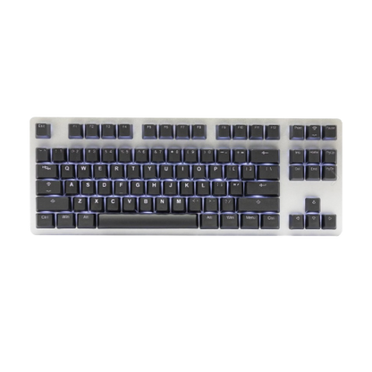 Teclas TAIHAO PBT Backlit BOLD Negras – Teclas retroiluminadas de PBT, diseño audaz en color negro para teclados mecánicos