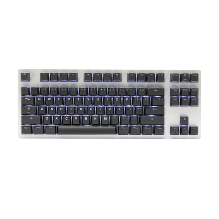 Teclas TAIHAO PBT Backlit BOLD Negras – Teclas retroiluminadas de PBT, diseño audaz en color negro para teclados mecánicos