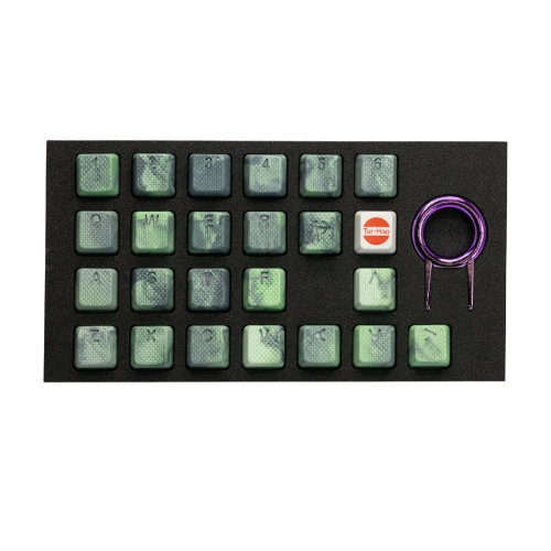 Teclas TAIHAO Rubberized Gaming Keycap Mark II Four Divine Beasts Gembu – Teclas antideslizantes con diseño inspirado en Gembu, ideal para teclados mecánicos