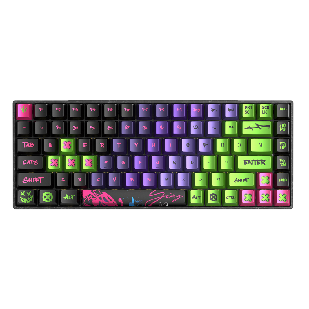 Teclado Gamer WLMOUSE YING75 HE Anniversary— De Fibra de Carbono Forjada