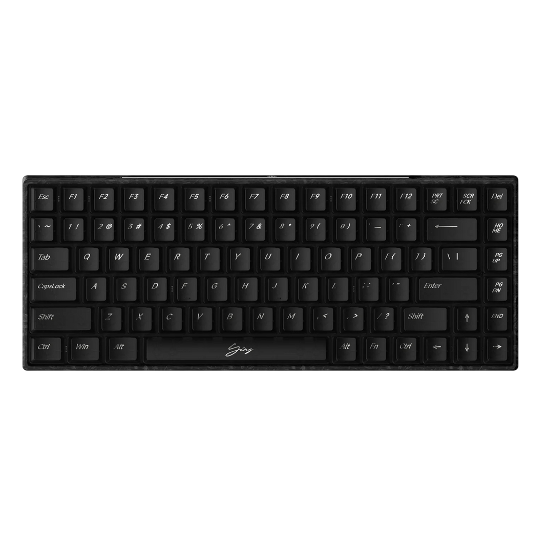 Teclado Gamer WLMOUSE YING75 HE —  de Fibra de Carbono Forjada