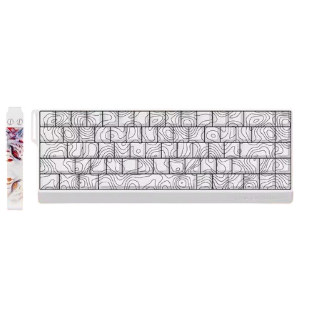 Teclado Gamer MADLIONS Fire 68 Ultra | Edición Black/White
