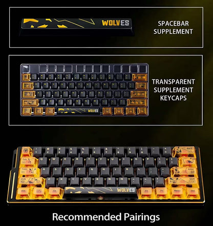Teclado Gamer ATK EDGE 60 HE Wolves Ultimate Edition