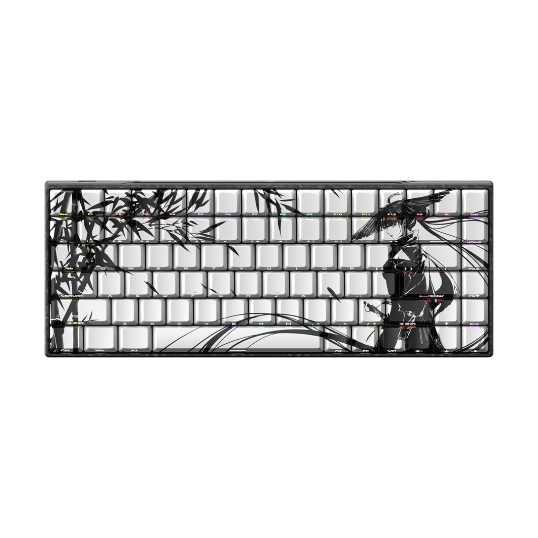 Teclado Gamer WLMOUSE YING75 HE — Teclado 75% de Fibra de Carbono Forjada