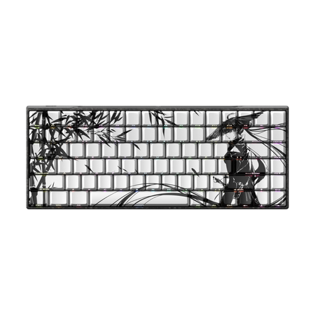 Teclado Gamer WLMOUSE YING75 HE — Teclado 75% de Fibra de Carbono Forjada