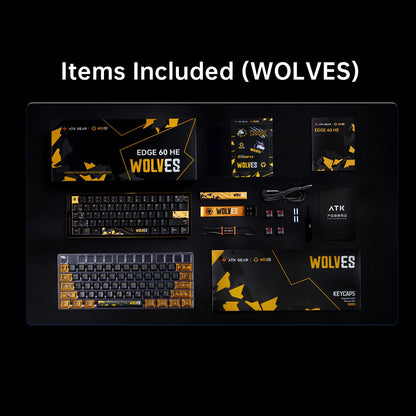 Teclado Gamer ATK EDGE 60 HE Wolves Ultimate Edition