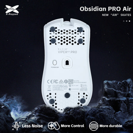 X-Raypad Obsidian PRO Air U-PE Dots | Skates Universales - Durable y Silencioso